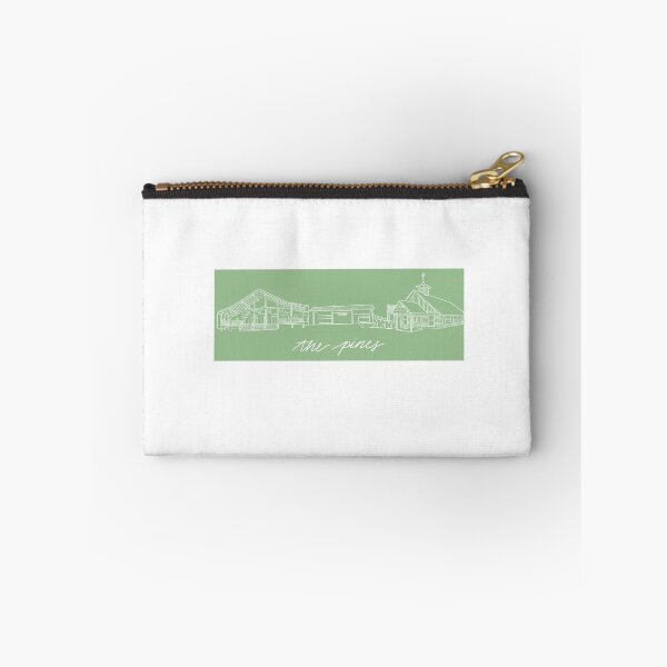 Item preview, The pines skyline green and white designed and sold by emmacaroline1.
