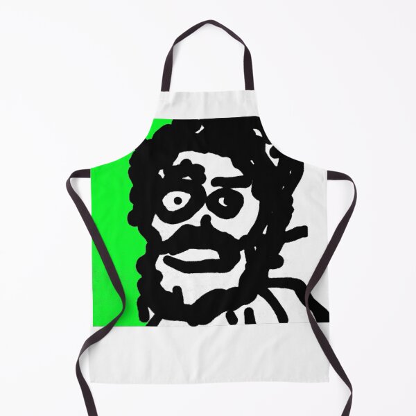 Item preview, Man, face with green border designed and sold by Stacey Lazarus.