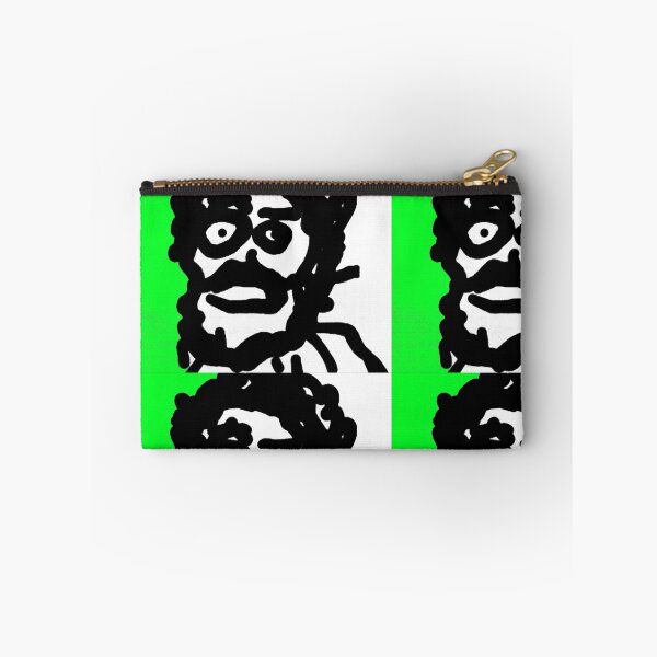 Item preview, Man, face with green border designed and sold by Stacey Lazarus.