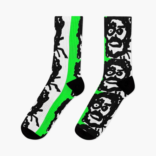 Item preview, Man, face with green border designed and sold by Stacey Lazarus.