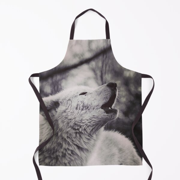 Item preview, Lobo blanco aullando designed and sold by AnimalLover4eva.