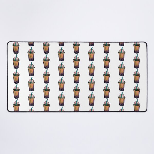 Item preview, Gold Purple Sunset Milk Tea Illustration designed and sold by ZaraRoza.