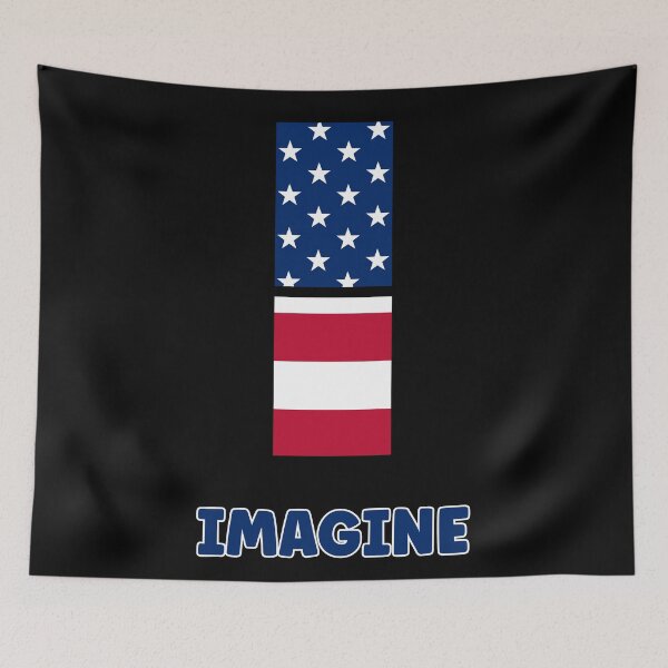 Item preview, USA flag letter I imagine designed and sold by Astralia.