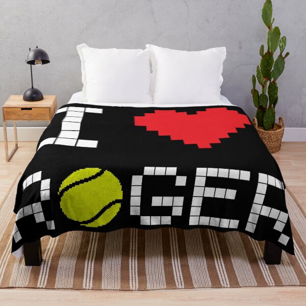 Item preview, I Love Roger: Tennis Retro Pixel Dark 2 designed and sold by OutofFocusShop.
