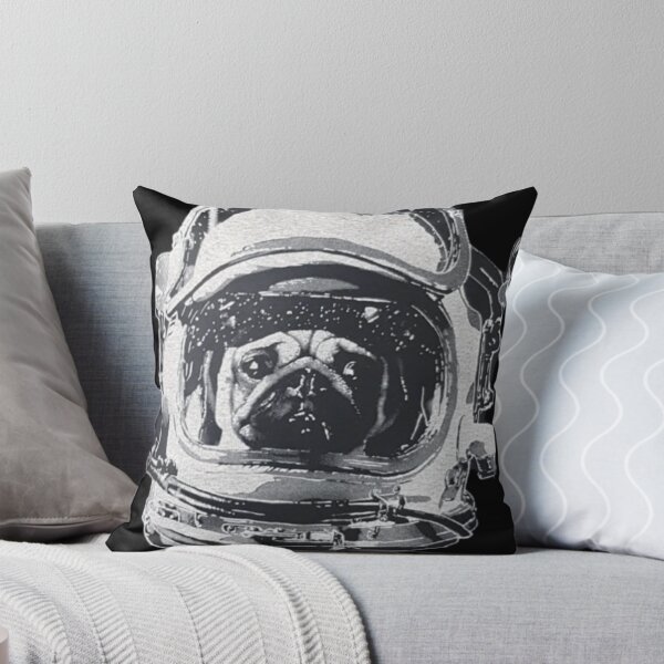 Item preview, astronaut pug  designed and sold by THISPUGVIBE.