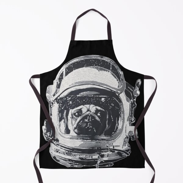 Item preview, astronaut pug designed and sold by THISPUGVIBE.