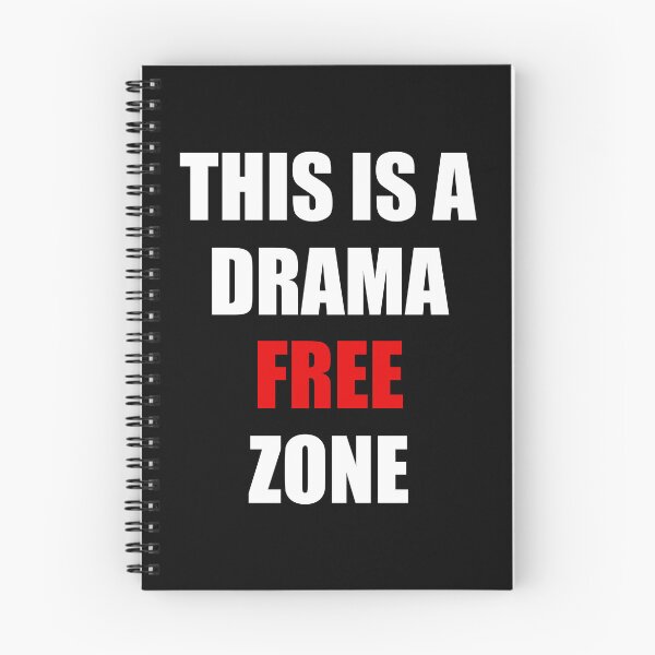 Artikelvorschau, This is a Drama Free Zone entworfen und verkauft von NeXore.