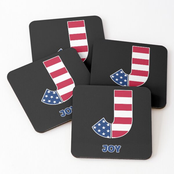 Item preview, Letter J USA flag joy designed and sold by Astralia.