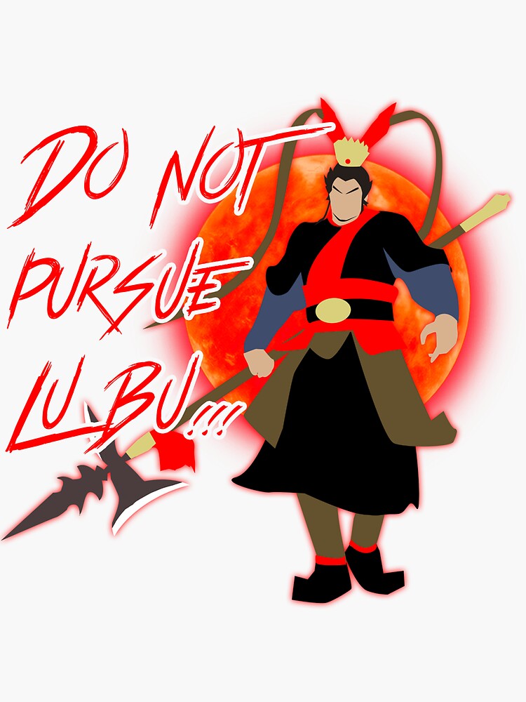 do-not-pursue-lu-bu-classic-tshirt-sticker-by-dungthai1206-redbubble