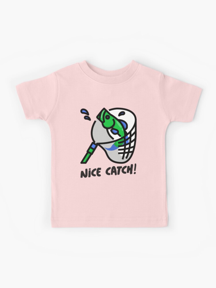 Nice Catch, Funny Fishing  Kids T-Shirt for Sale by OutDoorify