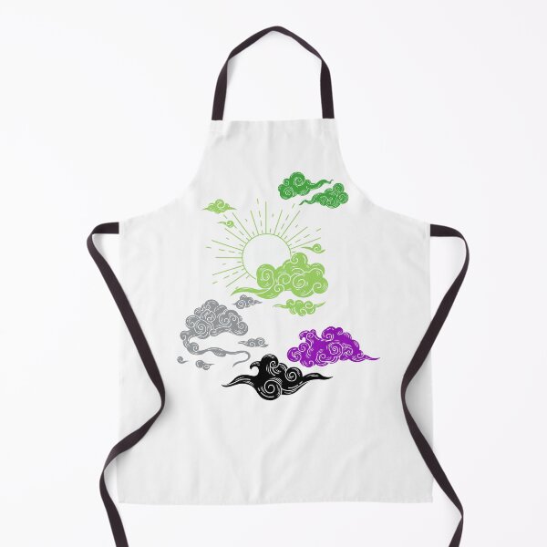 Item preview, Sun and Clouds Aro Ace. Aroace Pride designed and sold by Subtle Pride Shop.