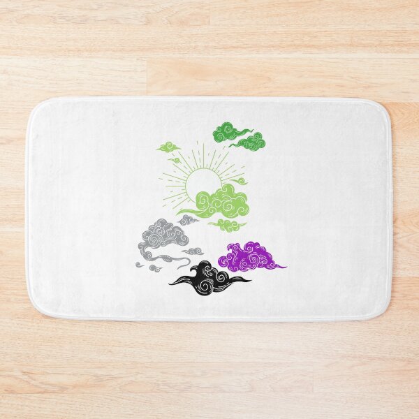 Item preview, Sun and Clouds Aro Ace. Aroace Pride designed and sold by Subtle Pride Shop.