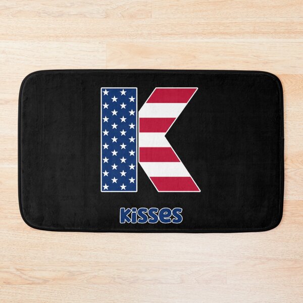 Aperçu de l'œuvre Lettre K drapeau USA kisses créée et vendue par Astralia.