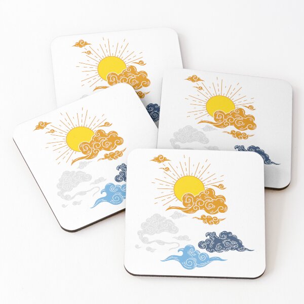 Item preview, Aro Ace Sun and Clouds. Aroace Pride designed and sold by Subtle Pride Shop.