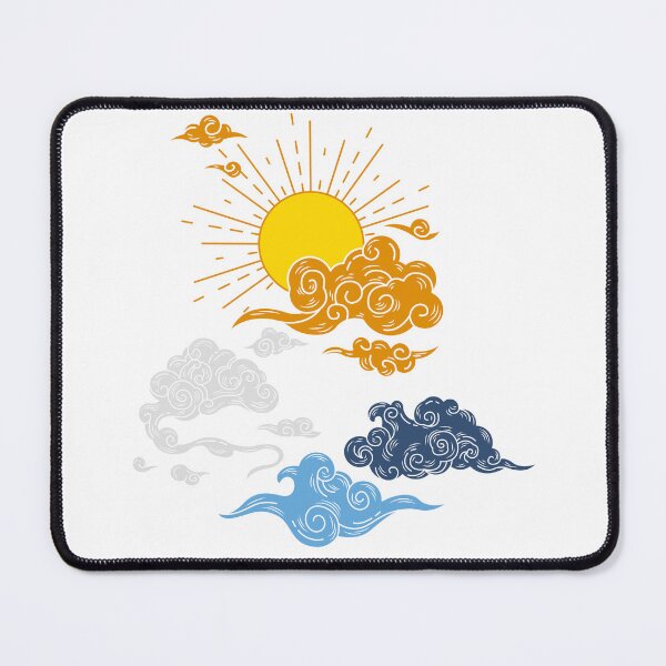 Item preview, Aro Ace Sun and Clouds. Aroace Pride designed and sold by Subtle Pride Shop.