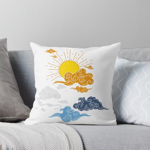 Item preview, Aro Ace Sun and Clouds. Aroace Pride designed and sold by Subtle Pride Shop.