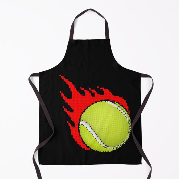 Item preview, Grand Slam Tennis Ball on Fire: Retro Pixelated Design 1 designed and sold by OutofFocusShop.