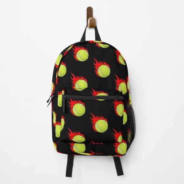 Item preview, Grand Slam Tennis Ball on Fire: Retro Pixelated Design 1 designed and sold by OutofFocusShop.