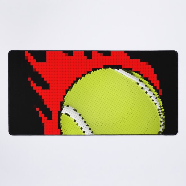 Item preview, Grand Slam Tennis Ball on Fire: Retro Pixelated Design 1 designed and sold by OutofFocusShop.