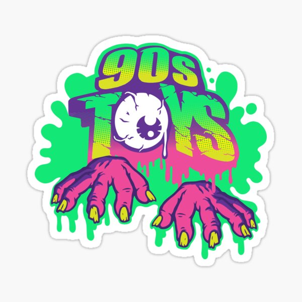 90s Toys Logo Sticker