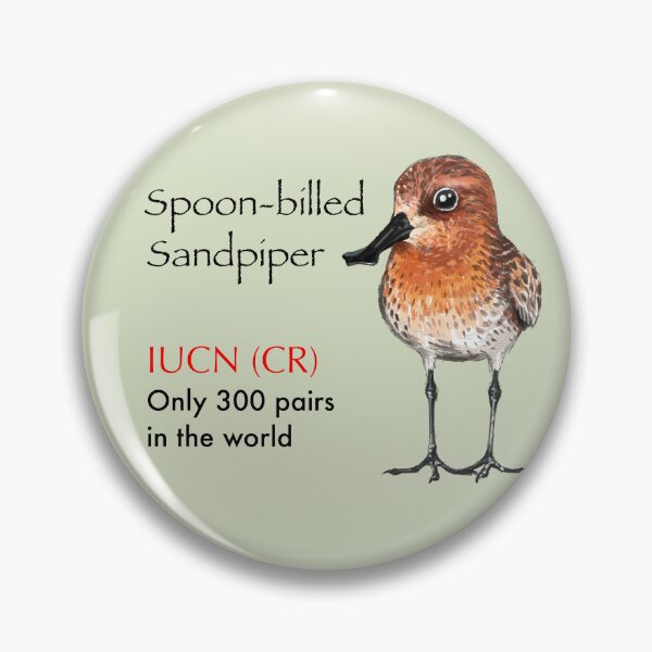Item preview, Save the Spoon-billed Sandpiper designed and sold by LeoXiang.