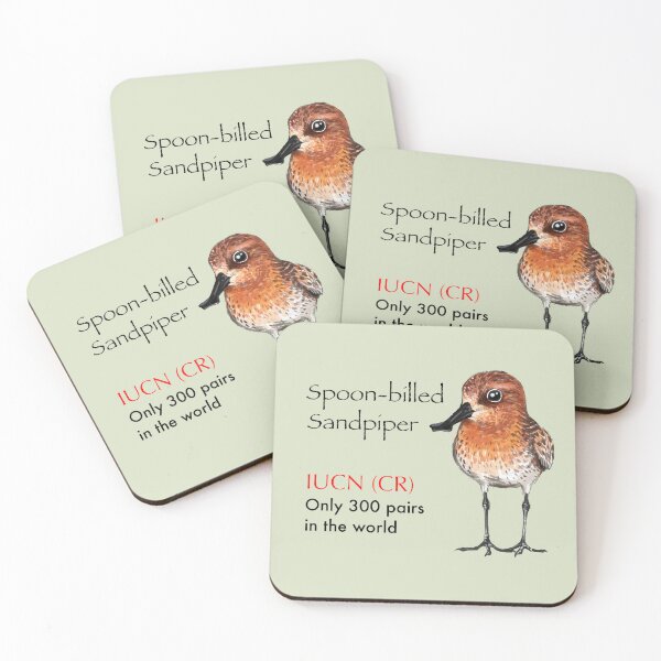 Item preview, Save the Spoon-billed Sandpiper designed and sold by LeoXiang.
