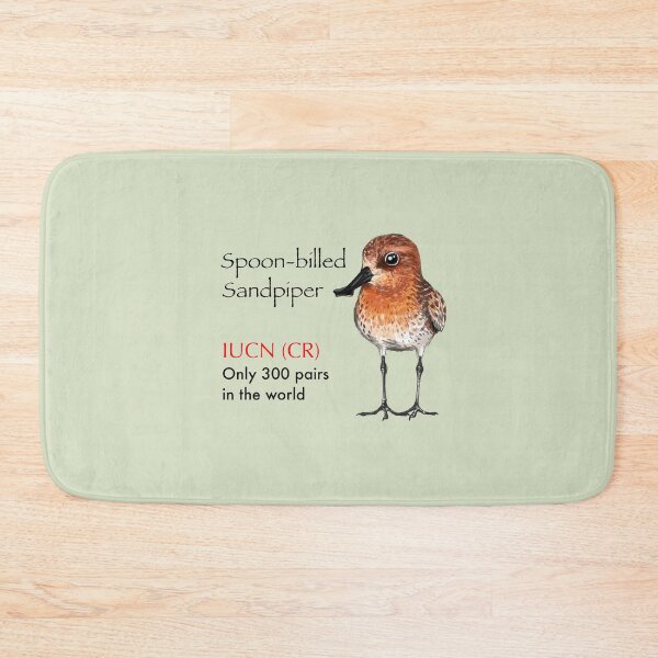 Item preview, Save the Spoon-billed Sandpiper designed and sold by LeoXiang.