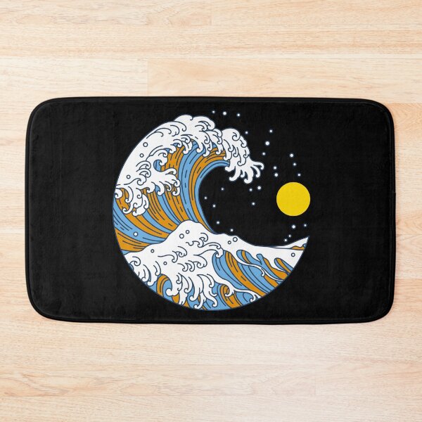 Item preview, Circular Japanese Aro Ace Wave. Aroace Pride designed and sold by Subtle Pride Shop.