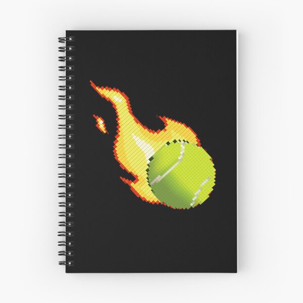 Item preview, Grand Slam Tennis Ball on Fire: Pixelated Retro Design 2 designed and sold by OutofFocusShop.