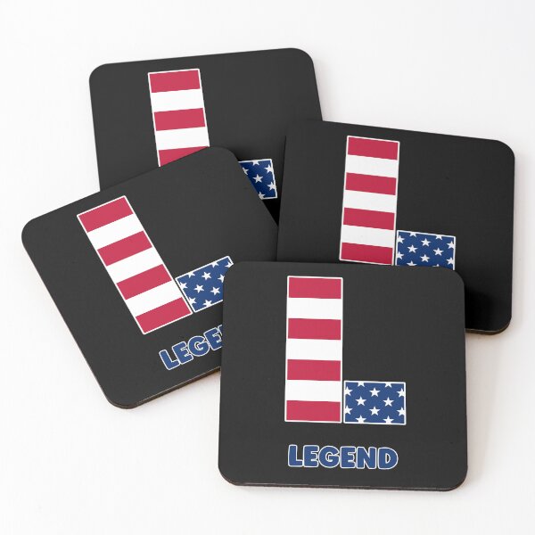 Item preview, Letter L USA Flag Caption designed and sold by Astralia.