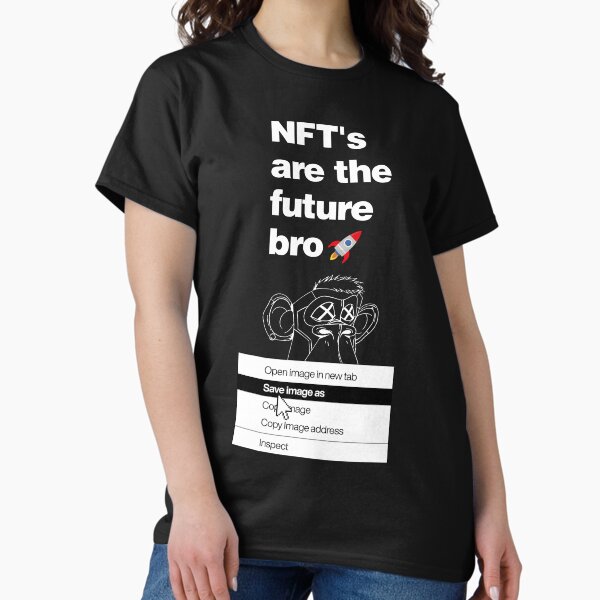 Item preview, Non-fungible tokens are The Future Bro Funny Parody NFT designed and sold by elhefe.