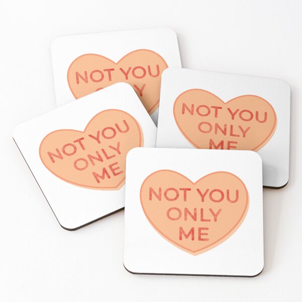 Item preview, Valentine conversation hearts sherbet candy not you only me designed and sold by colourfulslug.