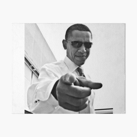 Obama Art Board Print