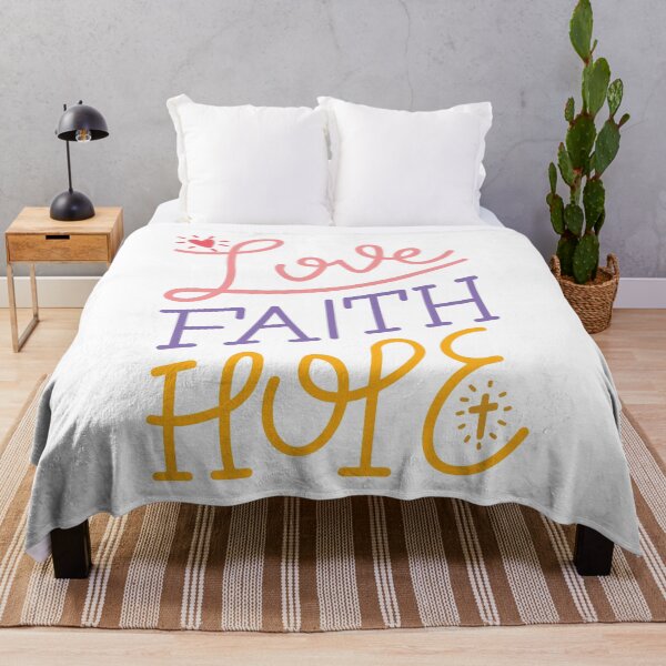 Item preview, Love Faith Hope designed and sold by themoodydecor.