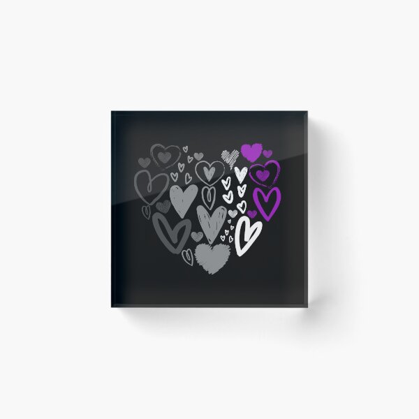 Item preview, Valentines Day Ace Hearts. Asexual Pride designed and sold by Subtle Pride Shop.