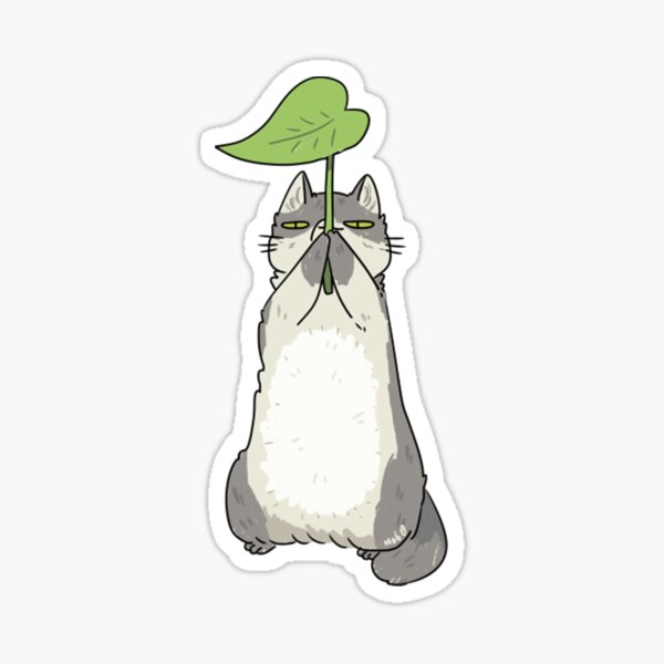 Chat avec tige Sticker