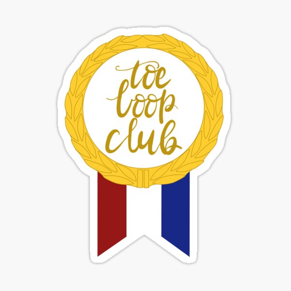 Item preview, “Toe Loop Club” - Skating Jump Achievement designed and sold by Coach-Georgia.