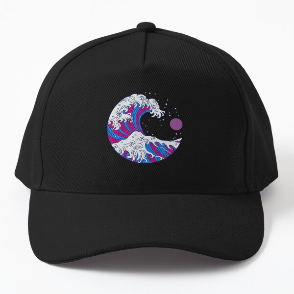 Item preview, Circular Japanese Bi Wave. Bisexual Pride designed and sold by Subtle Pride Shop.