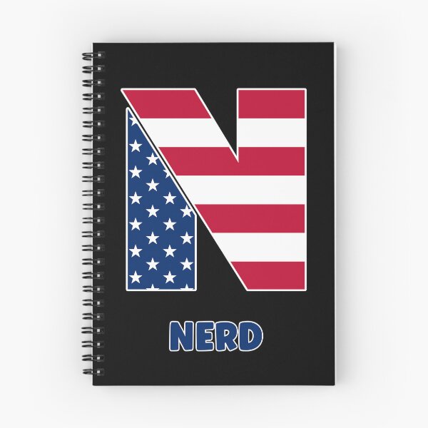 Item preview, Letter N nerd USA flag designed and sold by Astralia.