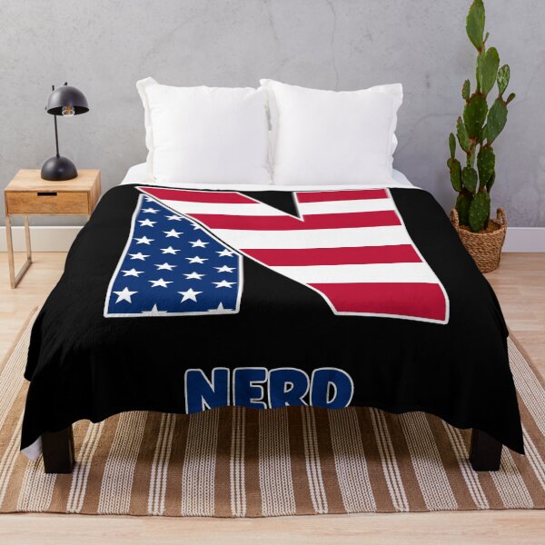 Item preview, Letter N nerd USA flag designed and sold by Astralia.