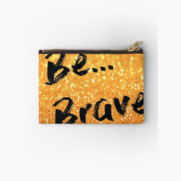 Item preview, BE brave, inspirational glitter picture designed and sold by GandRMartin.