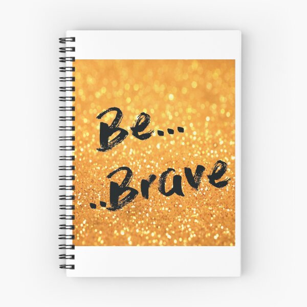 Item preview, BE brave, inspirational glitter picture designed and sold by GandRMartin.