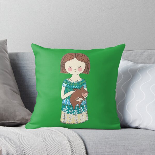 Item preview, Girl with a wombat designed and sold by DoodlesAndStuff.