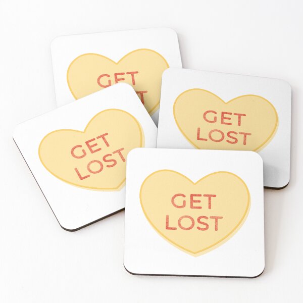 Item preview, Valentine conversation hearts sherbet candy get lost designed and sold by colourfulslug.