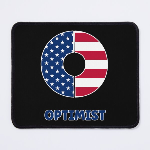 Item preview, Letter O optimistic USA flag designed and sold by Astralia.