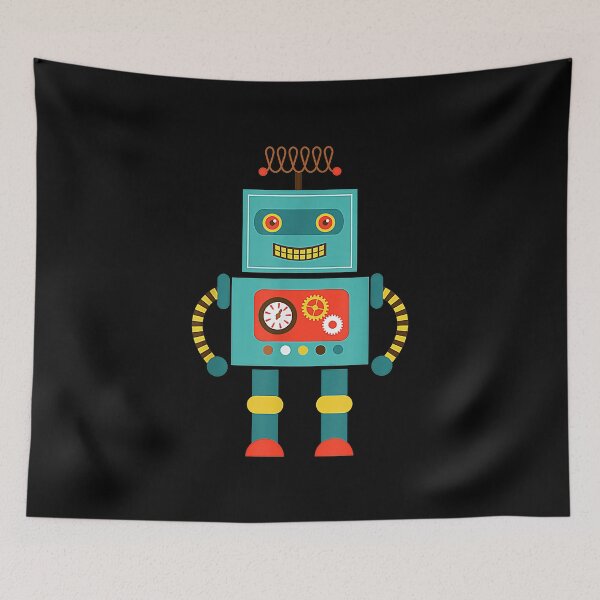 Item preview, Cute Retro Vintage Robot Science - Math designed and sold by Luketpetre12.