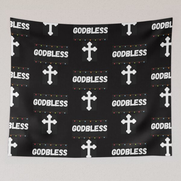 Item preview, GODBLESS (with cross ver2) designed and sold by Highhocreations.