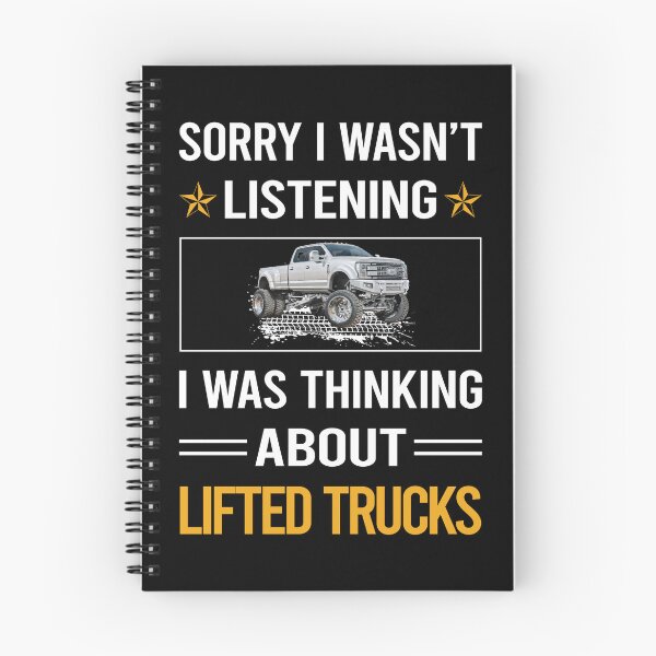 Item preview, Funny Listening Lifted Trucks designed and sold by fatherbarliman.