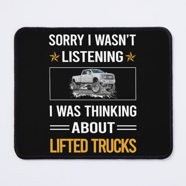 Item preview, Funny Listening Lifted Trucks designed and sold by fatherbarliman.