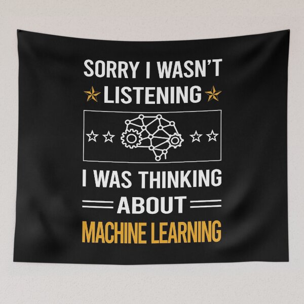Item preview, Funny Listening Machine Learning designed and sold by fatherbarliman.